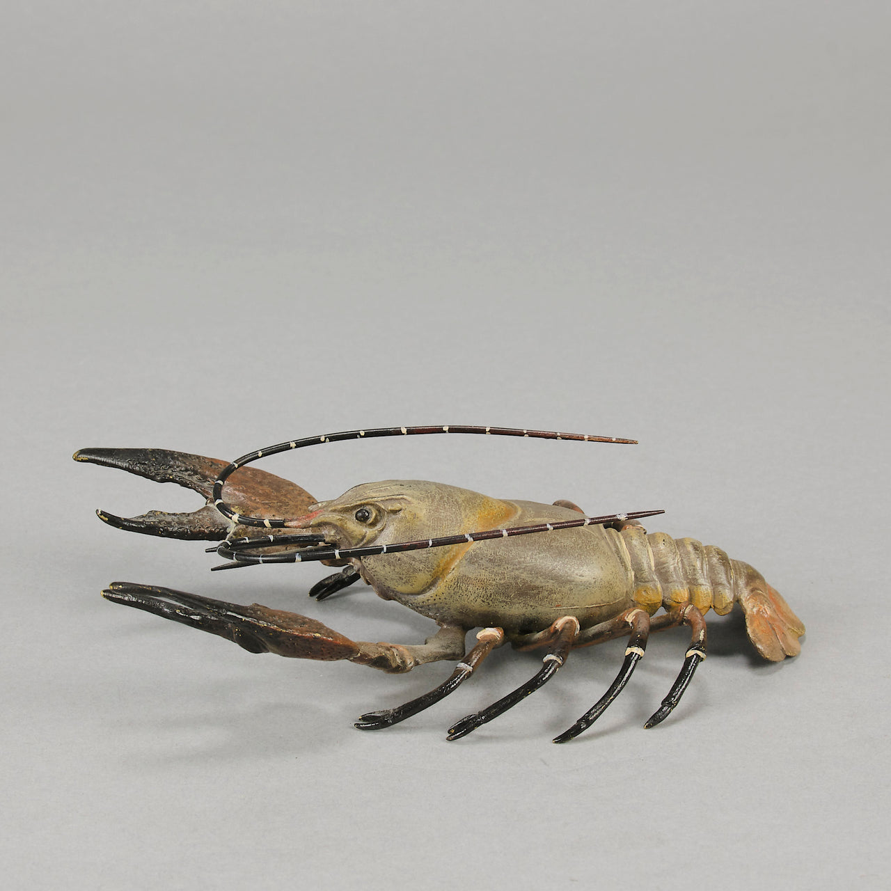 Lobster  - Bergman Bronze - A fabulous early 20th Century Austrian bronze study of a lobster - Hickmet Fine Arts