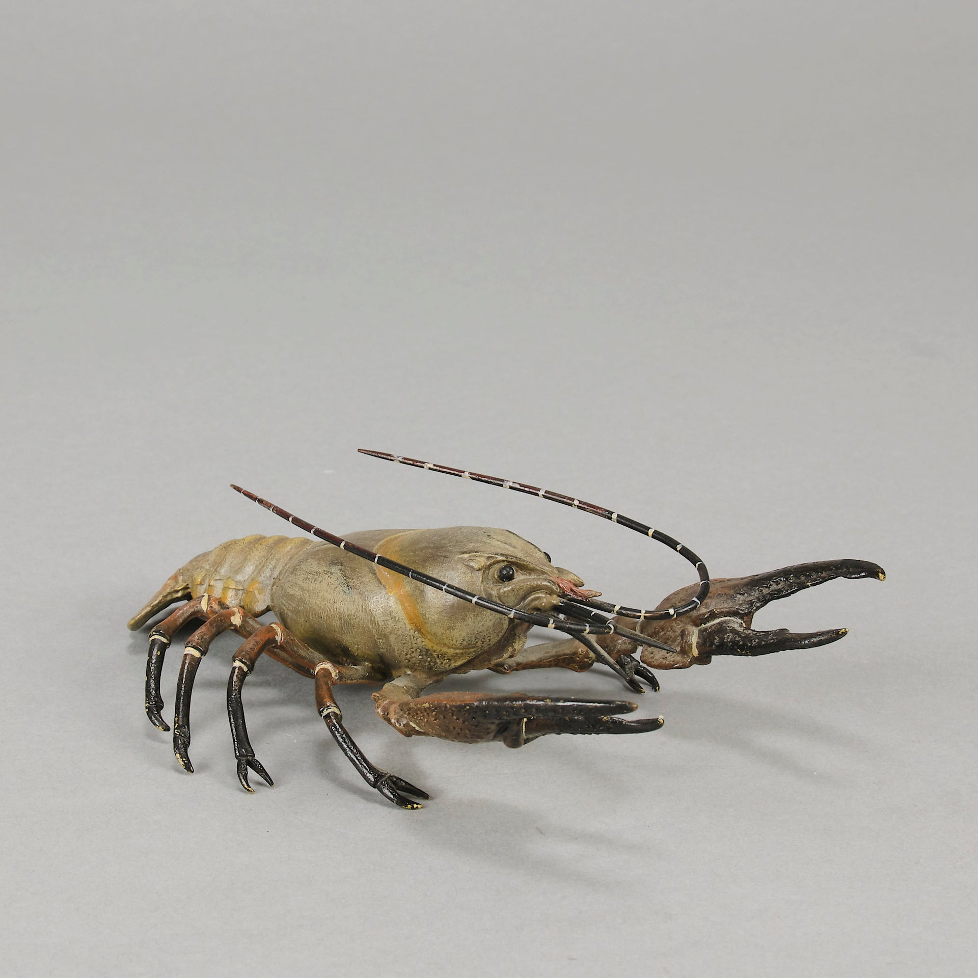 Lobster  - Bergman Bronze - A fabulous early 20th Century Austrian bronze study of a lobster - Hickmet Fine Arts