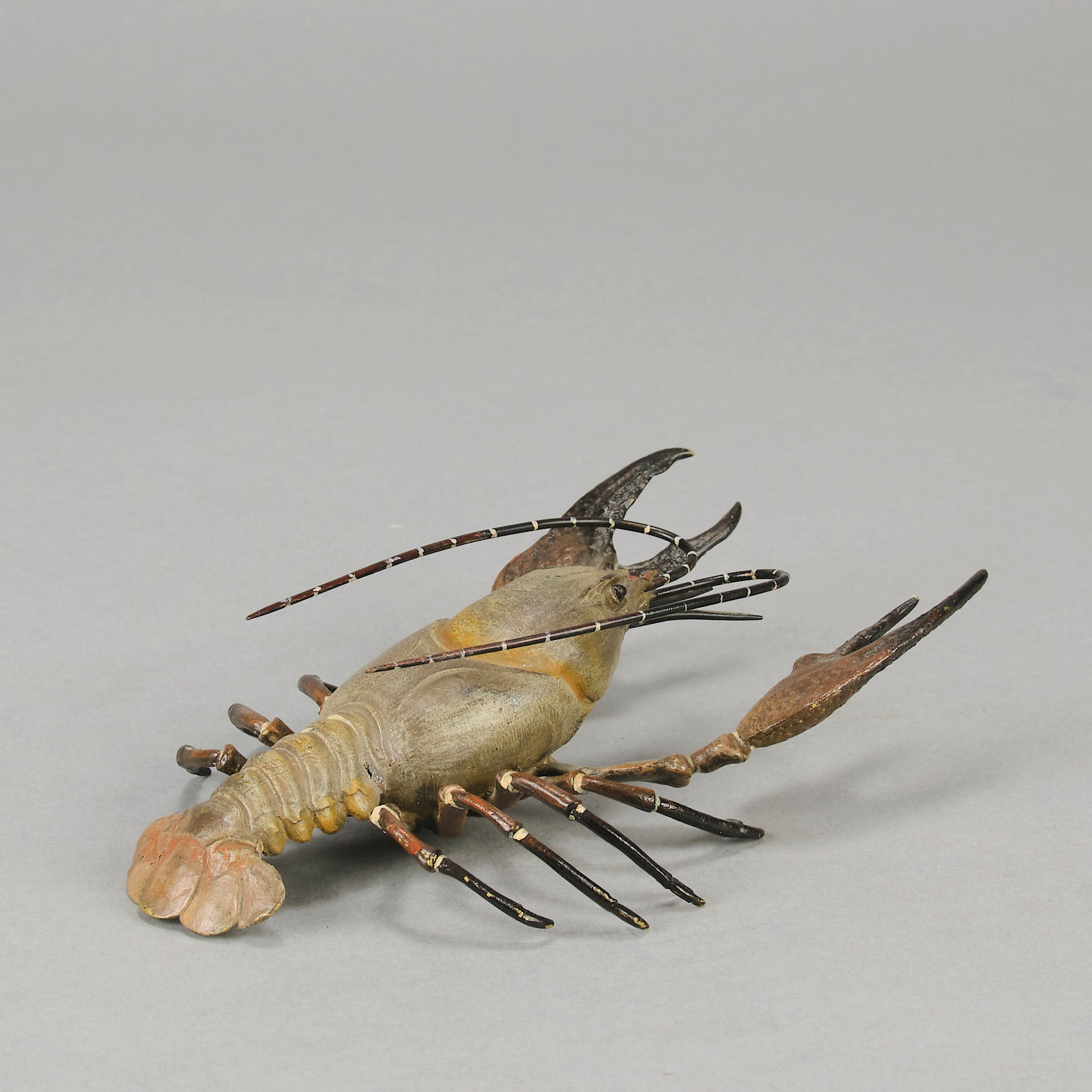 Lobster  - Bergman Bronze - A fabulous early 20th Century Austrian bronze study of a lobster - Hickmet Fine Arts