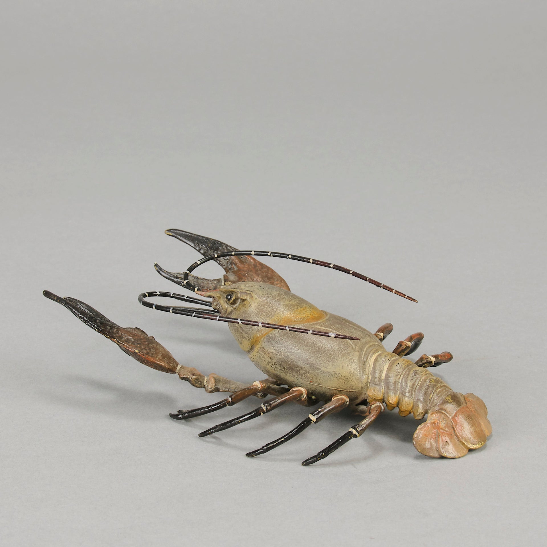 Lobster  - Bergman Bronze - A fabulous early 20th Century Austrian bronze study of a lobster - Hickmet Fine Arts