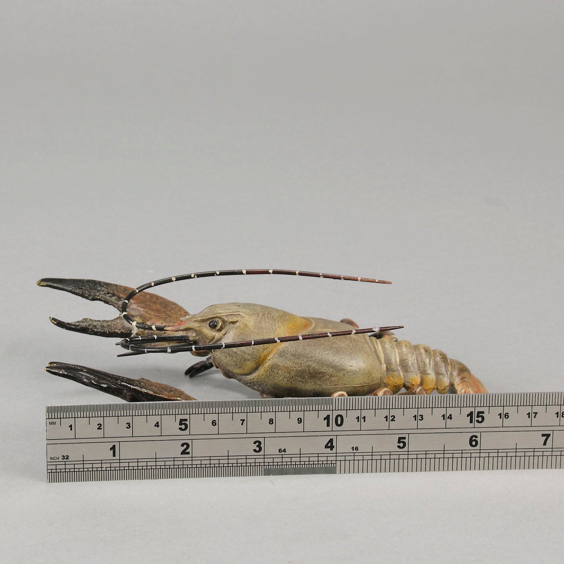 Lobster  - Bergman Bronze - A fabulous early 20th Century Austrian bronze study of a lobster - Hickmet Fine Arts