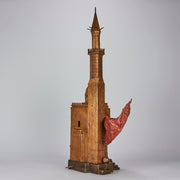 Bergman Bronze - Antique Bronze  - Bergman Bronze Lamp - Minaret Lamp - bergman cold painted bronze - Hickmet Fine Arts