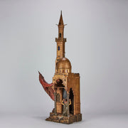 Bergman Bronze - Antique Bronze  - Bergman Bronze Lamp - Minaret Lamp - bergman cold painted bronze - Hickmet Fine Arts