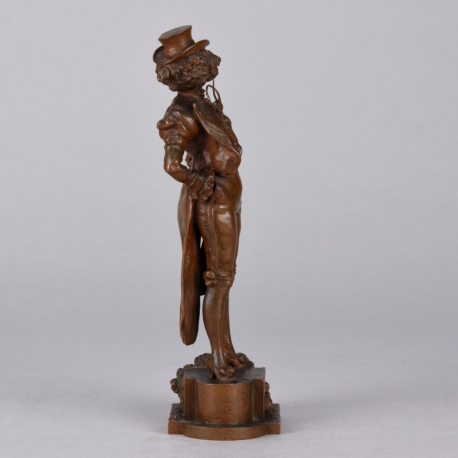 Franz Bergman Bronze - Bergman Lady -  - Hickmet Fine Arts