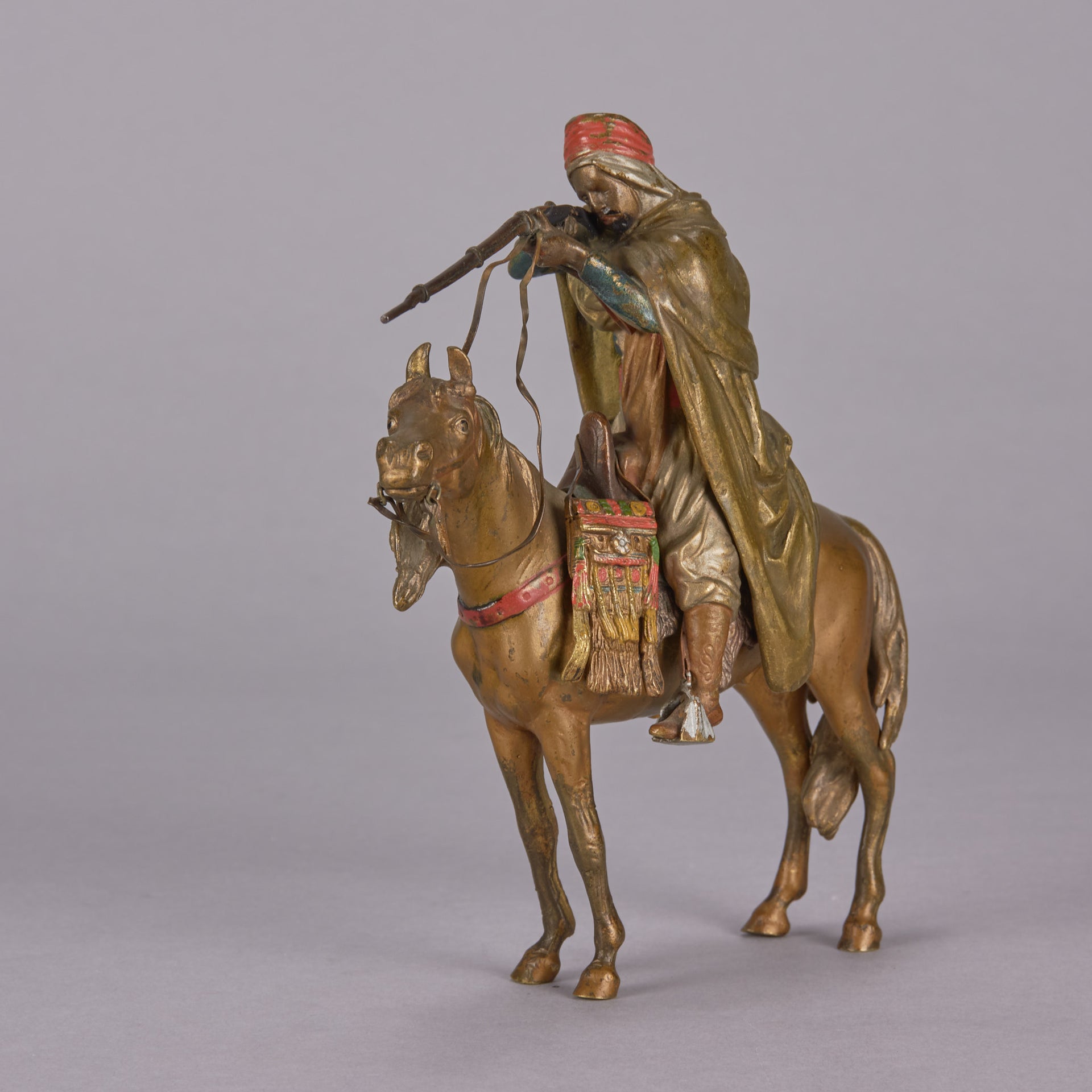 Bergman bronze arab warrior