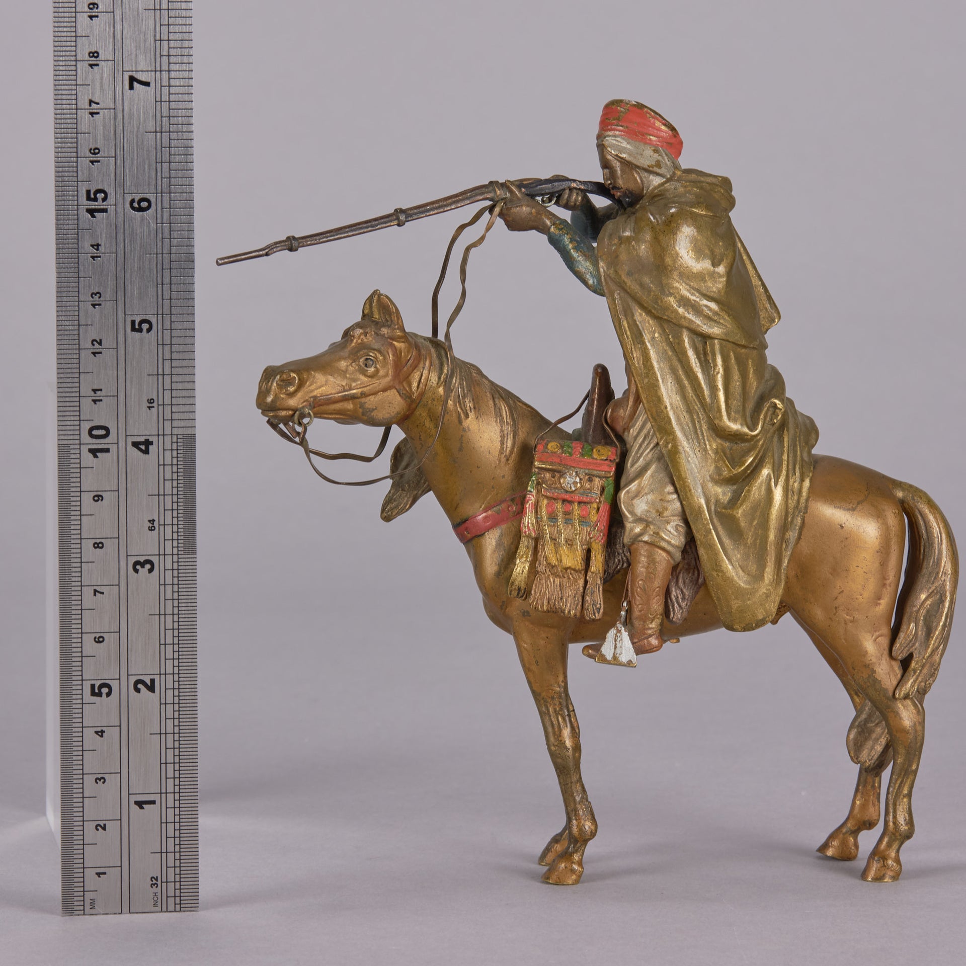 Bergman bronze arab warrior