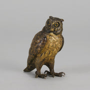 Bergman Owl - Austrian Cold Painted Bronze - Hickmet Fine Arts