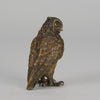 Bergman Owl - Austrian Cold Painted Bronze - Hickmet Fine Arts