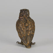 Bergman Owl - Austrian Cold Painted Bronze - Hickmet Fine Arts