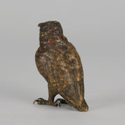 Bergman Owl - Austrian Cold Painted Bronze - Hickmet Fine Arts
