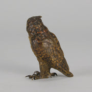 Bergman Owl - Austrian Cold Painted Bronze - Hickmet Fine Arts