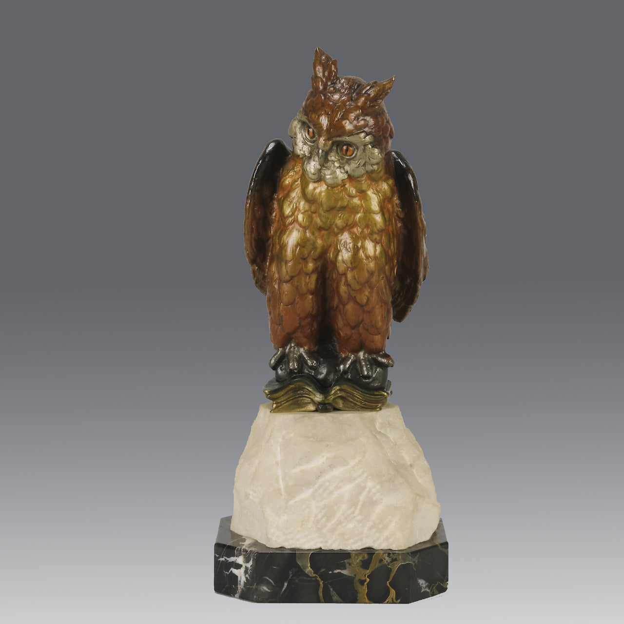 Bergman Bronze - Owl - Hickmet Fine Arts