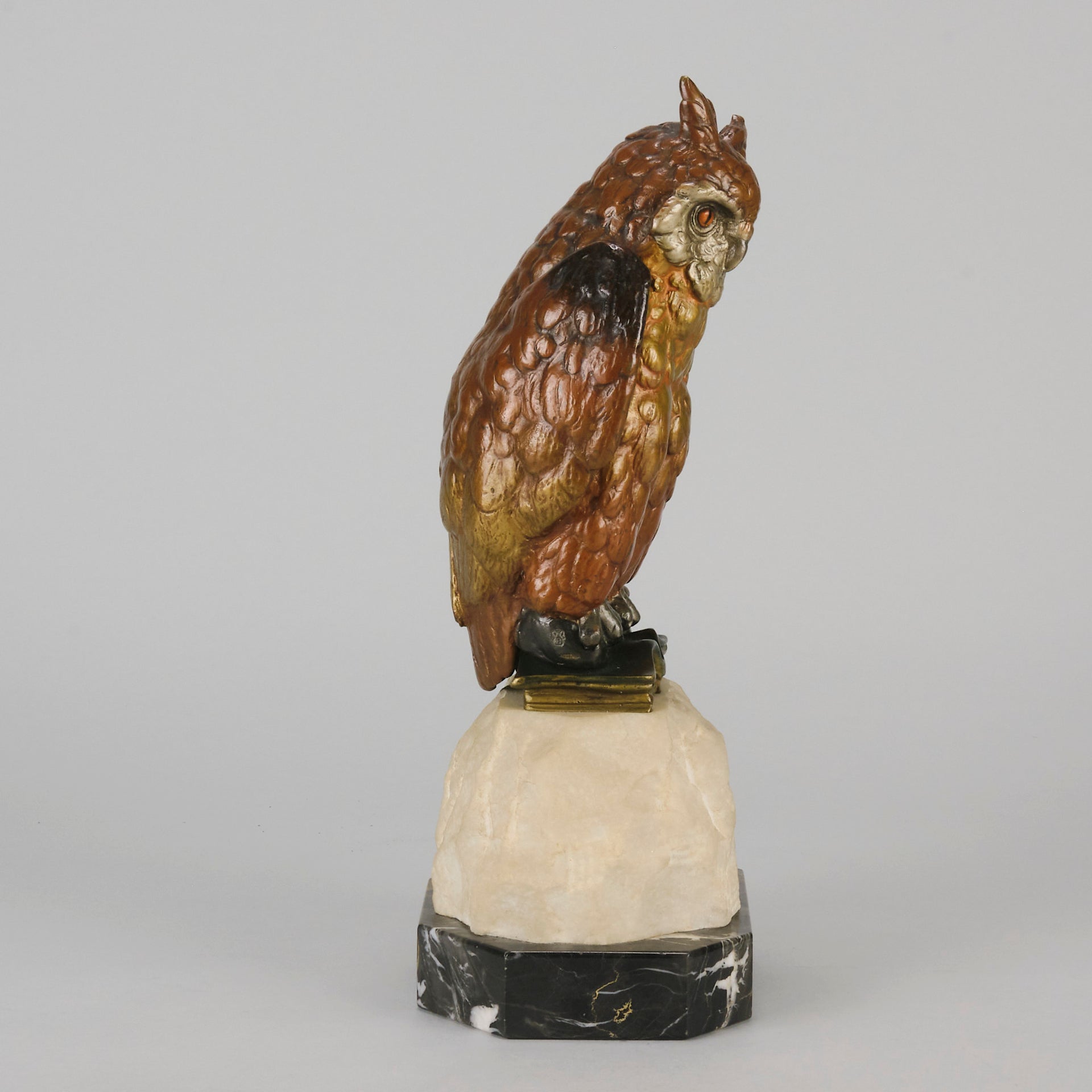 Bergman Bronze - Owl - Hickmet Fine Arts