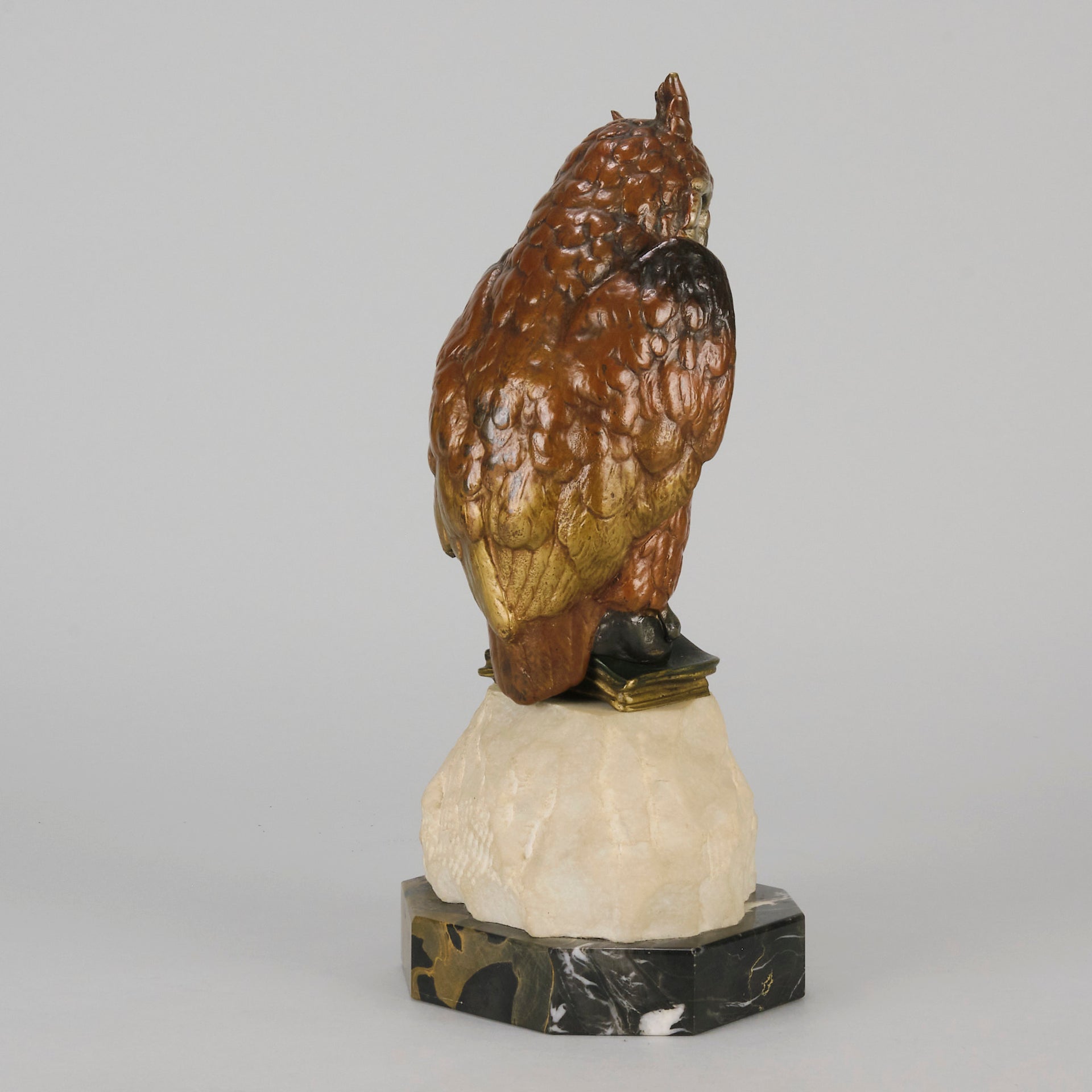 Bergman Bronze - Owl - Hickmet Fine Arts