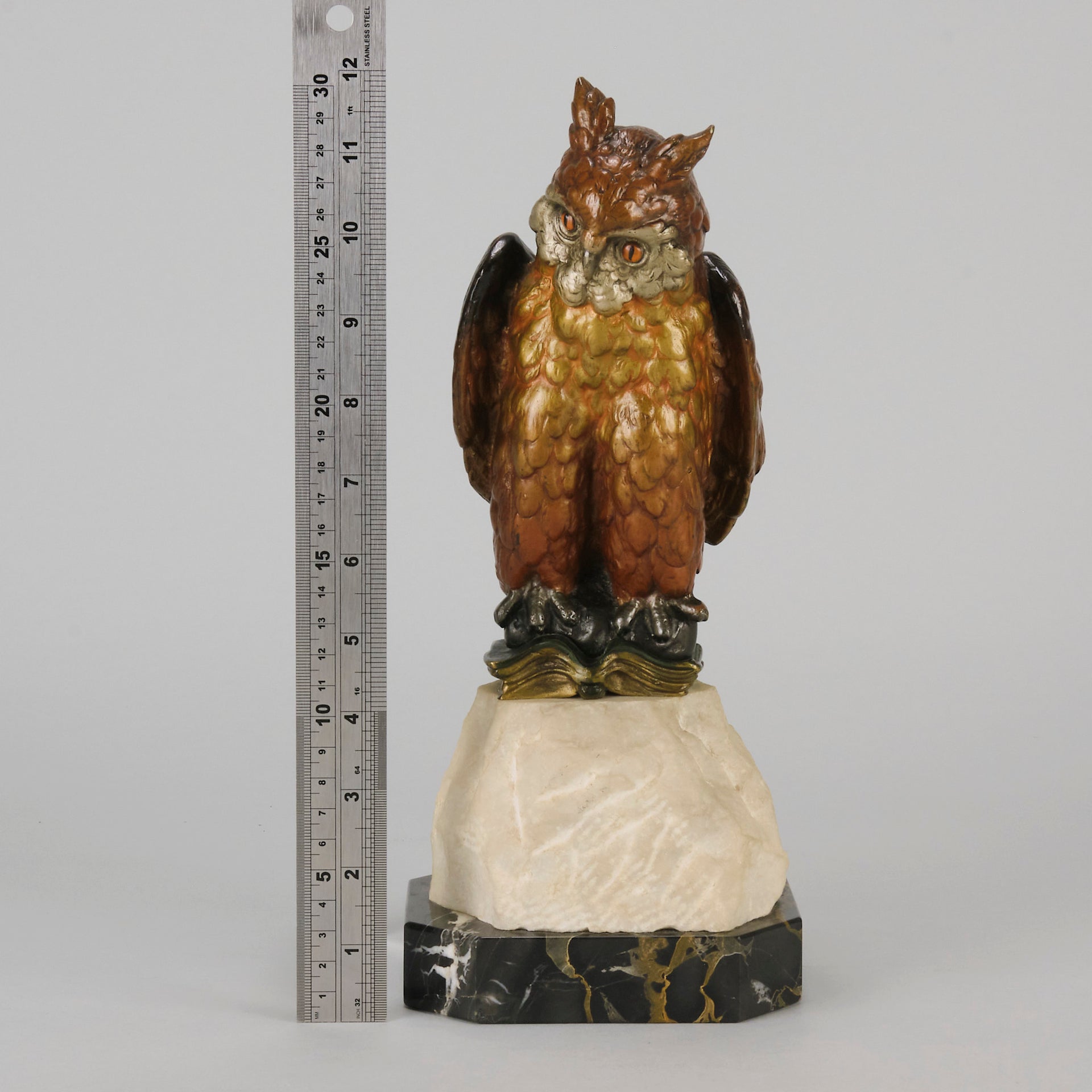 Bergman Bronze - Owl - Hickmet Fine Arts