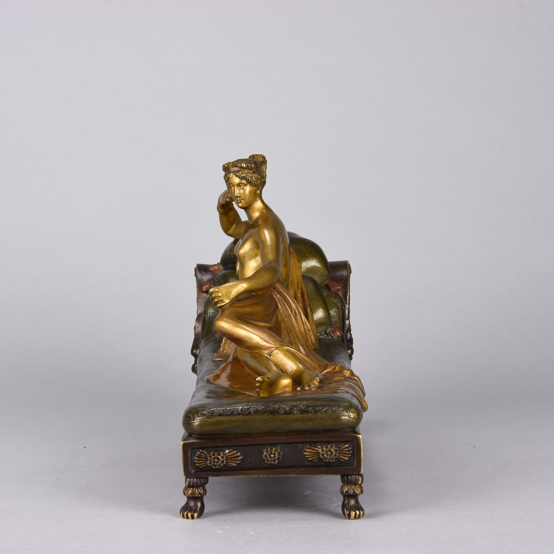 Bergman Bronze - Pauline Borghese - Franz Bergman - Hickmet Fine Arts