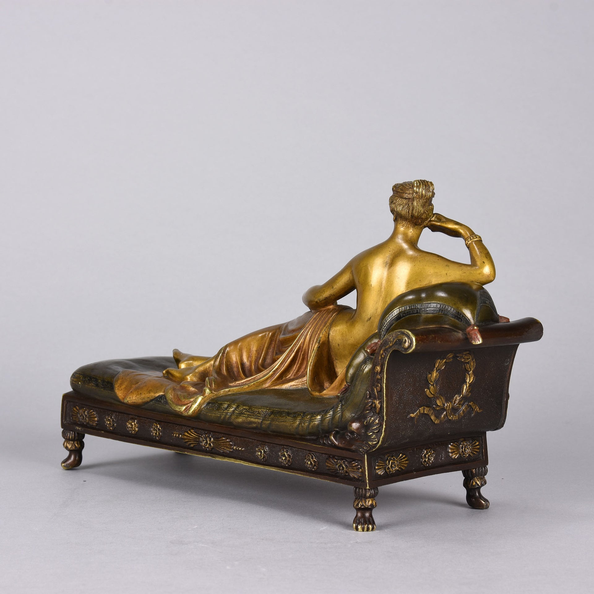 Bergman Bronze - Pauline Borghese - Franz Bergman - Hickmet Fine Arts