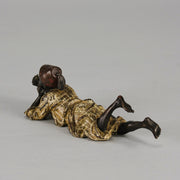 Bergman Reclining Boy - Antique Bronze - Hickmet Fine Arts