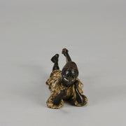 Bergman Reclining Boy - Antique Bronze - Hickmet Fine Arts