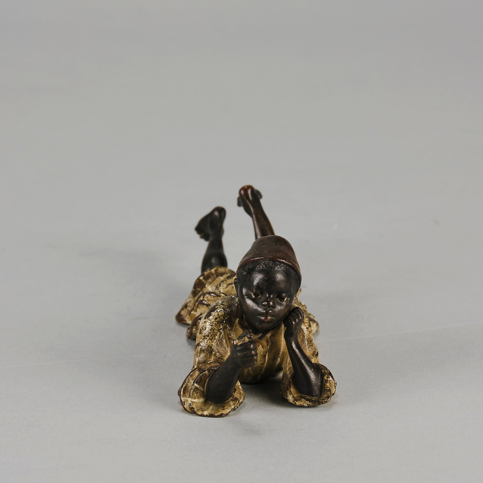 Bergman Reclining Boy - Antique Bronze - Hickmet Fine Arts