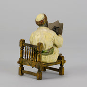 Bergman Seated Scribe - Franz Bergman Bronze - Hickmet Fine Arts