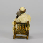 Bergman Seated Scribe - Franz Bergman Bronze - Hickmet Fine Arts