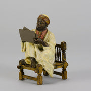 Bergman Seated Scribe - Franz Bergman Bronze - Hickmet Fine Arts
