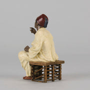 Bergman Bronze - Antique Bronze - Seated Teacher - bergman cold painted bronze - hickmet Fine Arts 