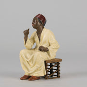 Bergman Bronze - Antique Bronze - Seated Teacher - bergman cold painted bronze - hickmet Fine Arts 
