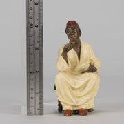 Bergman Bronze - Antique Bronze - Seated Teacher - bergman cold painted bronze - hickmet Fine Arts 