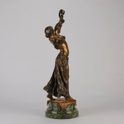 Bergman Bronze -  Snake Dancer - Antique Bronze - bergman cold painted bronze - Hickmet Fine Arts