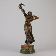 Bergman Bronze -  Snake Dancer - Antique Bronze - bergman cold painted bronze - Hickmet Fine Arts