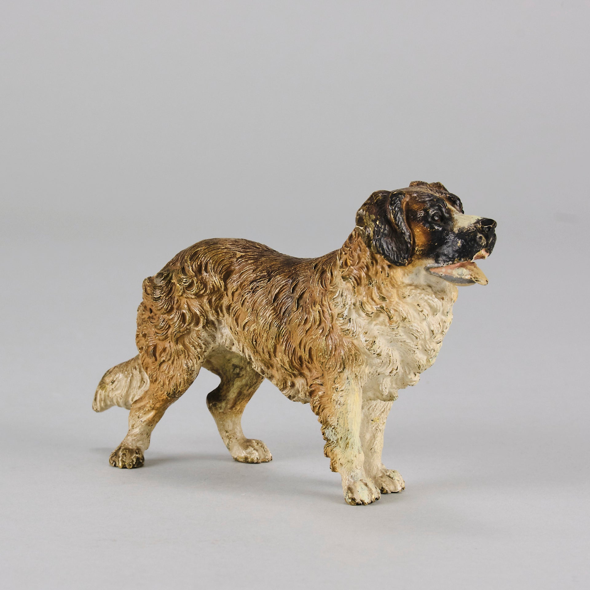 Bergman St Bernard - Franz Bergman Bronze - Hickmet Fine Arts