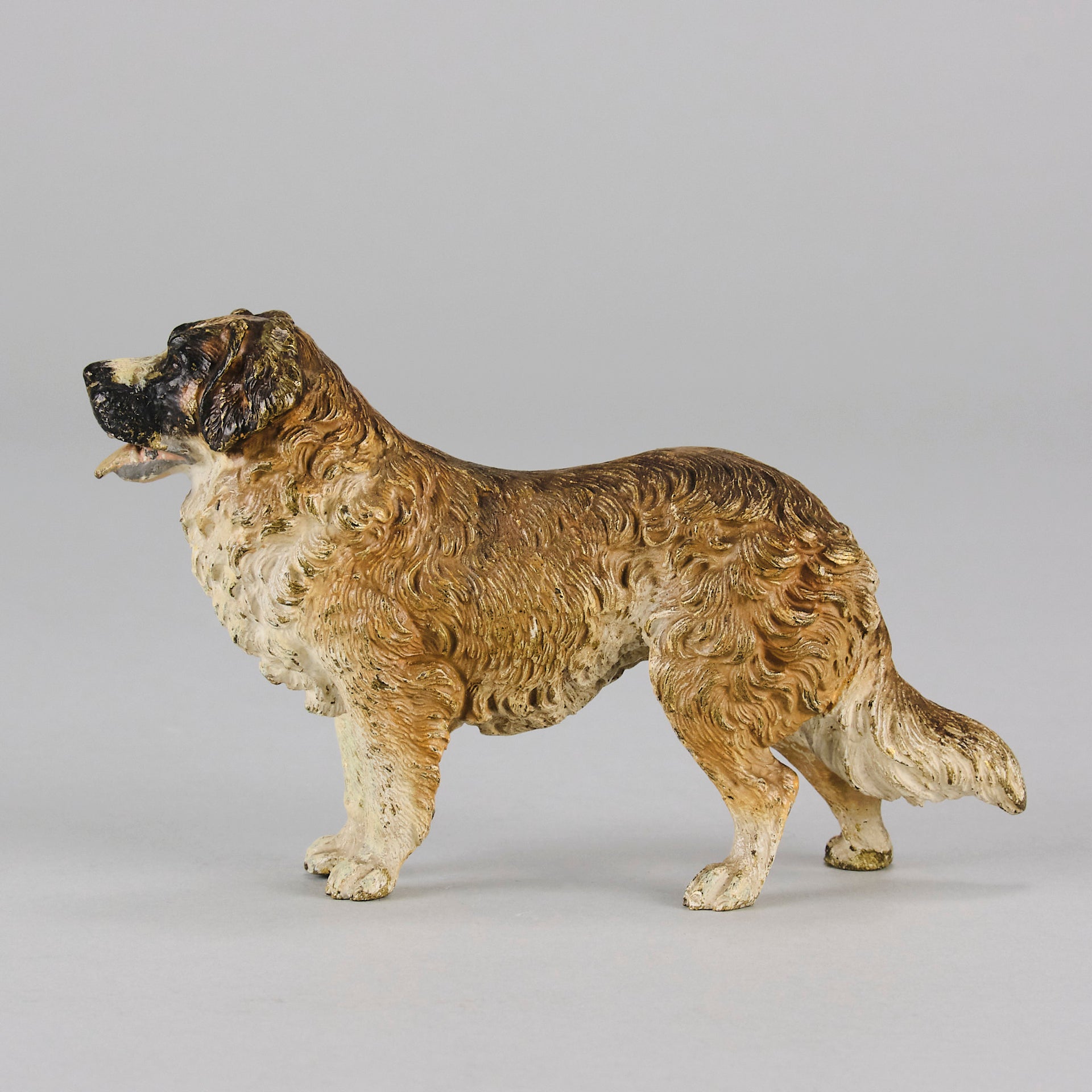 Bergman St Bernard - Franz Bergman Bronze - Hickmet Fine Arts