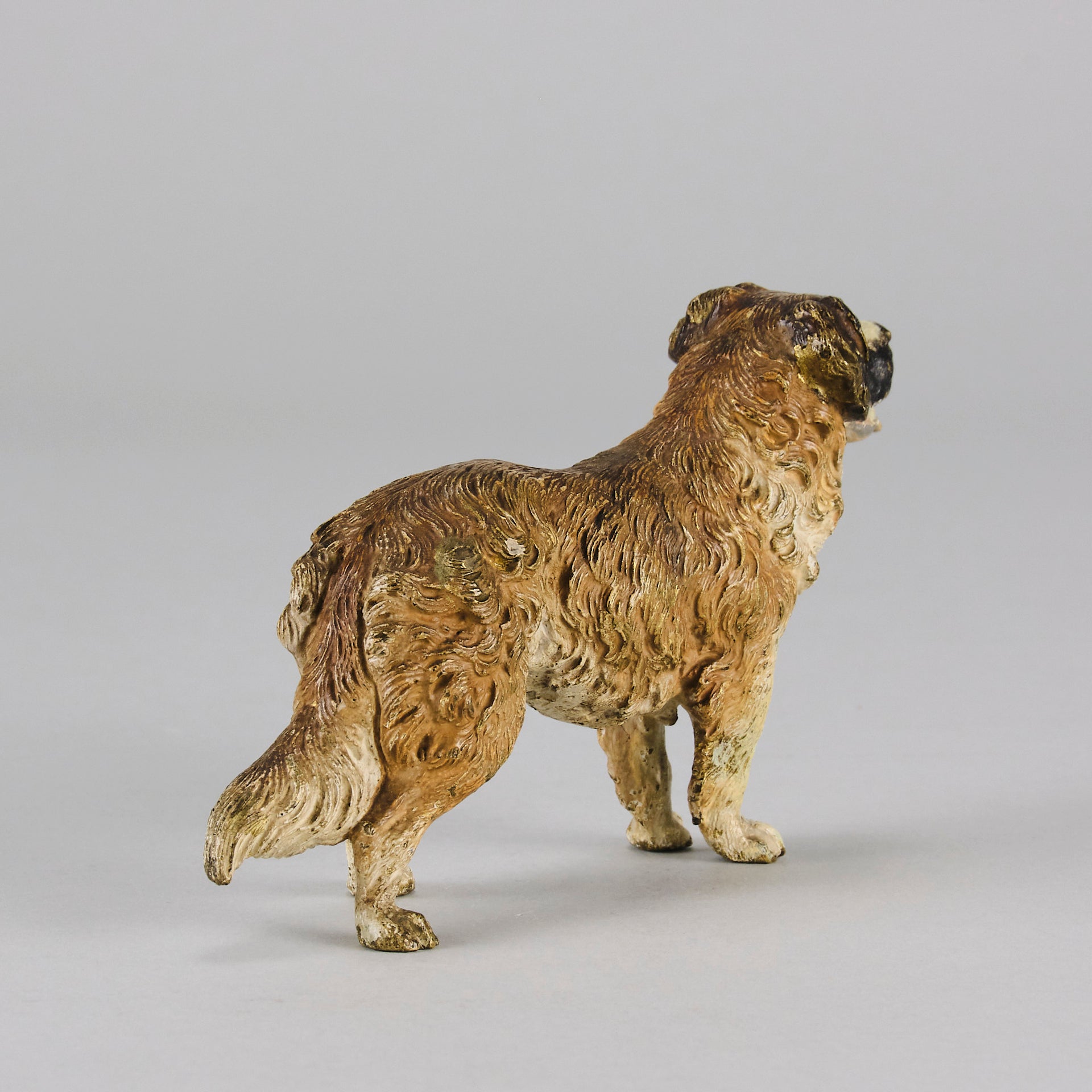 Bergman St Bernard - Franz Bergman Bronze - Hickmet Fine Arts