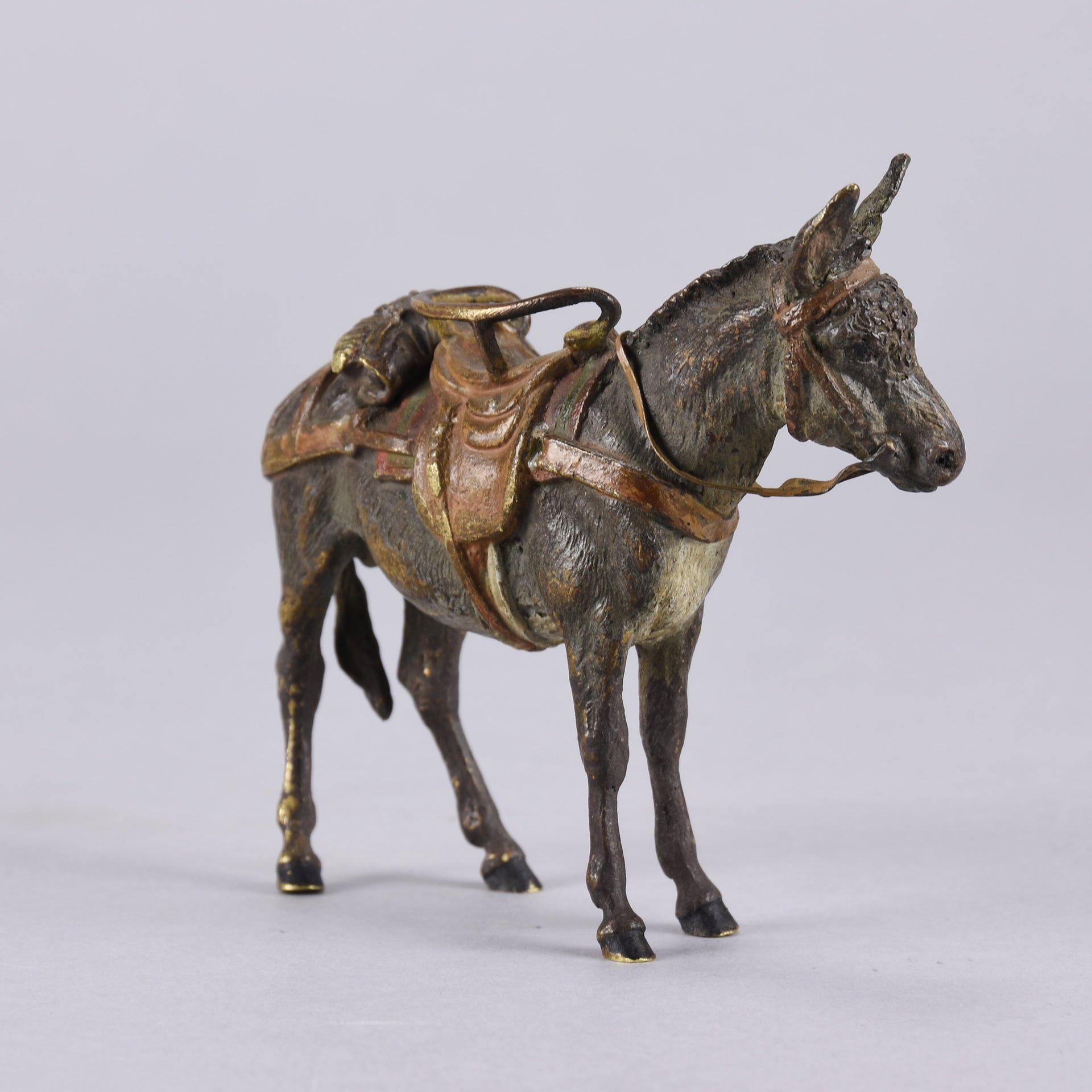 Franz Bergman Donkey - Austrian Bronze - Hickmet Fine Arts