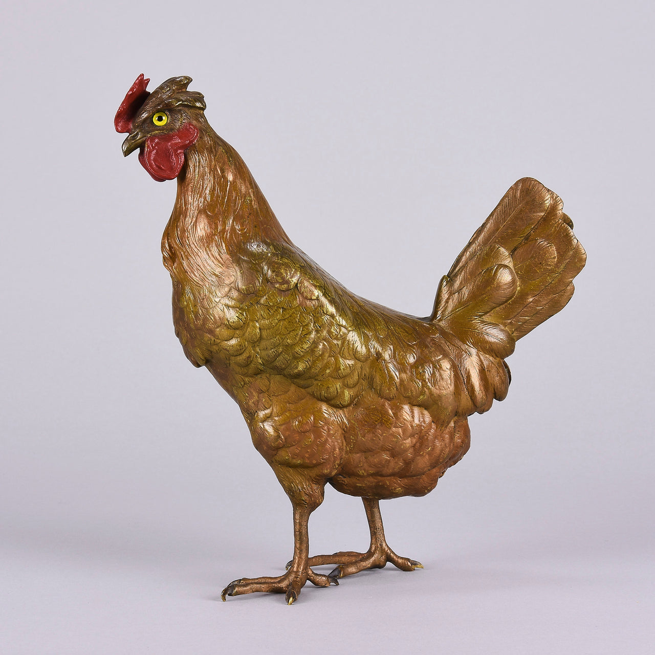"Standing Hen" by Franz Bergman