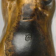 Standing Horse early 20th Century Austrian bronze study of a standing stallion by Franz Bergman - Hickmet Fine Arts