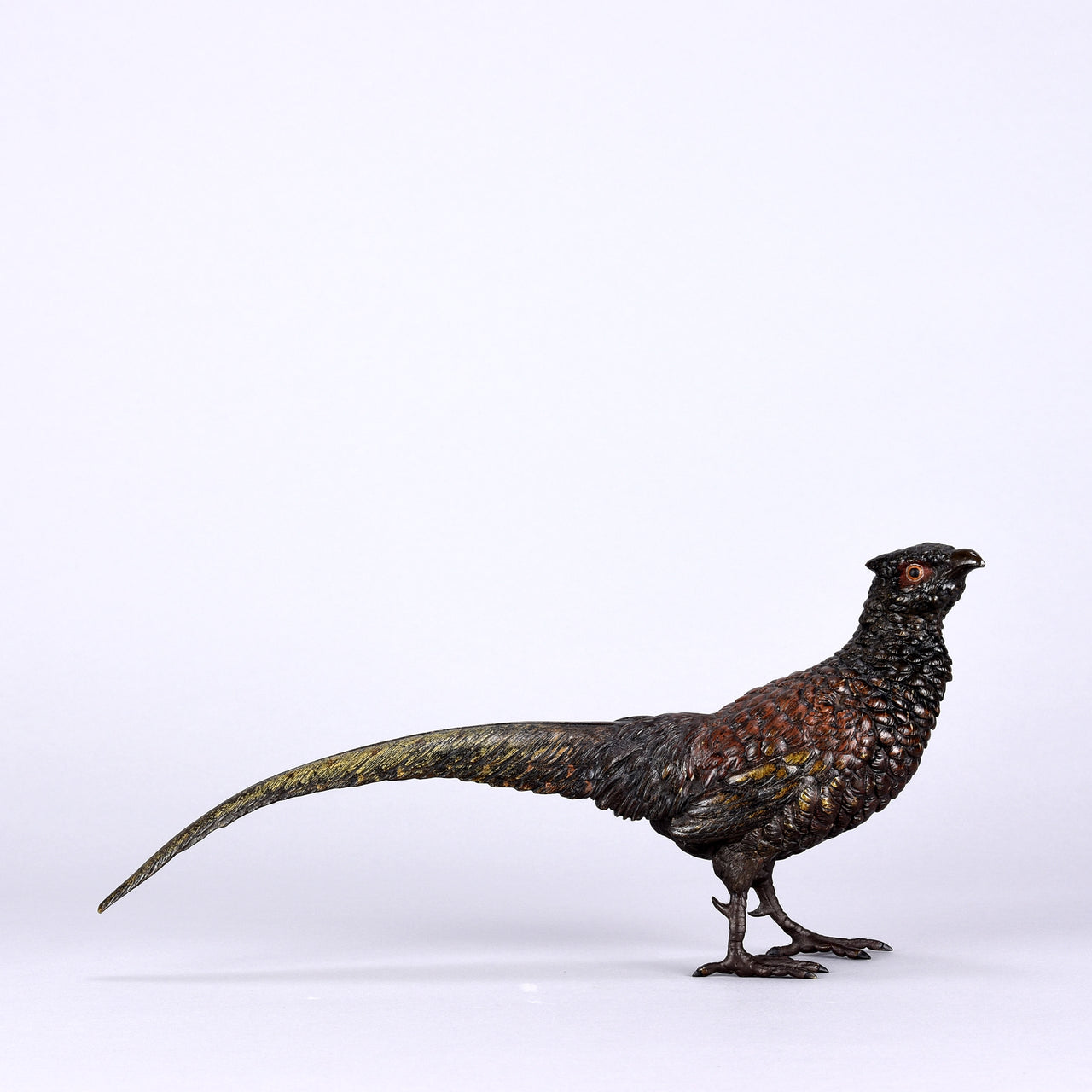 Bergman Pheasant - Franz Bergman Bronze - Hickmet Fine Arts