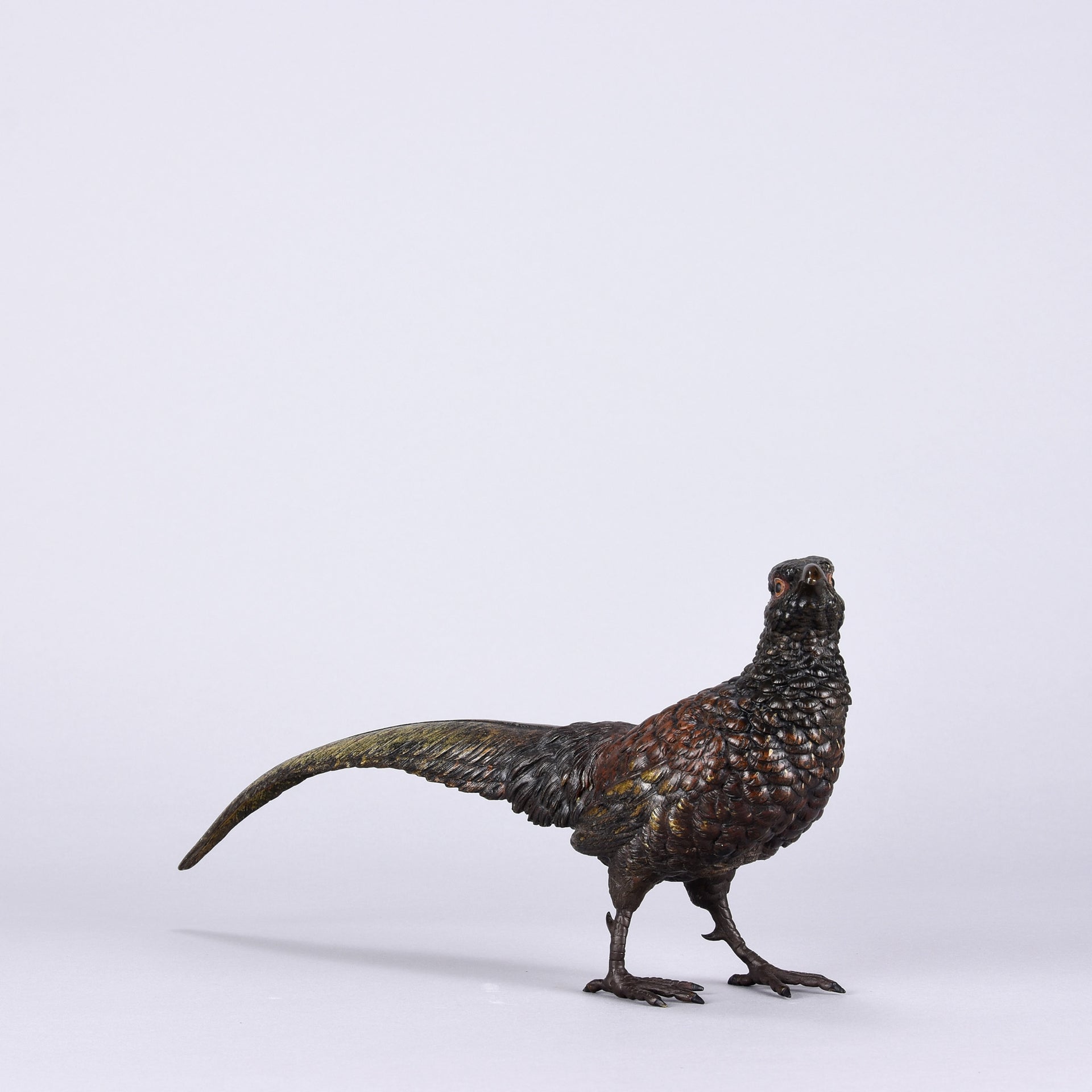Bergman Pheasant - Franz Bergman Bronze - Hickmet Fine Arts