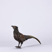 Bergman Pheasant - Franz Bergman Bronze - Hickmet Fine Arts