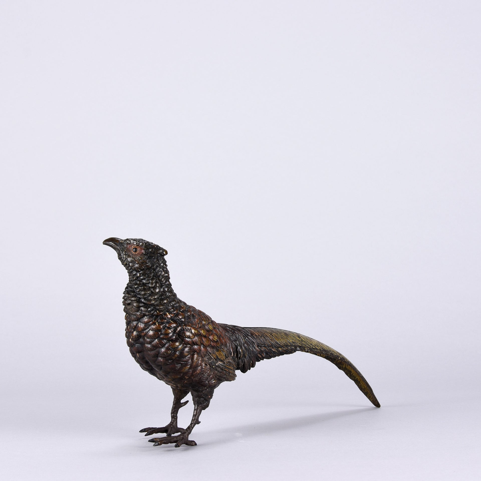 Bergman Pheasant - Franz Bergman Bronze - Hickmet Fine Arts