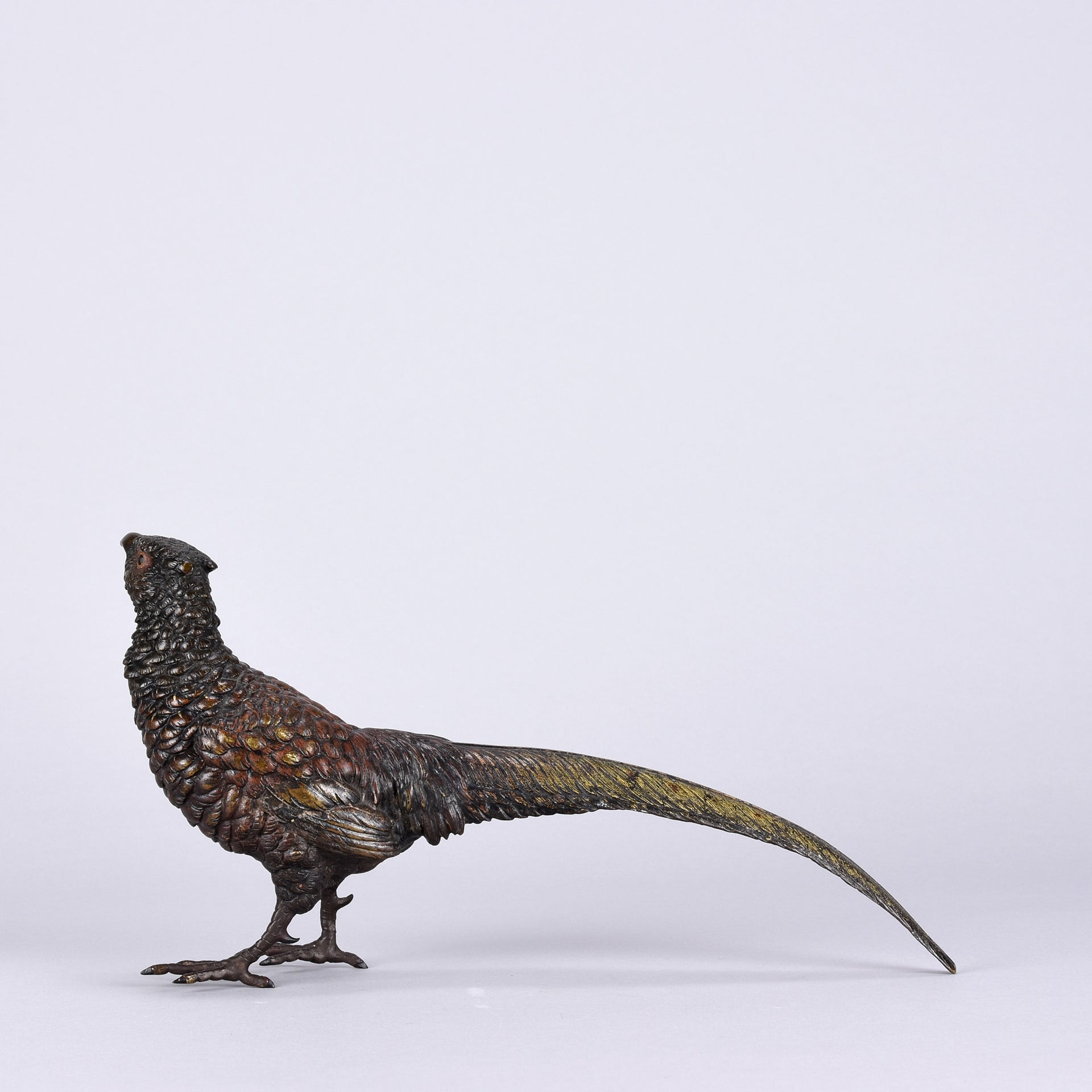 Bergman Pheasant - Franz Bergman Bronze - Hickmet Fine Arts