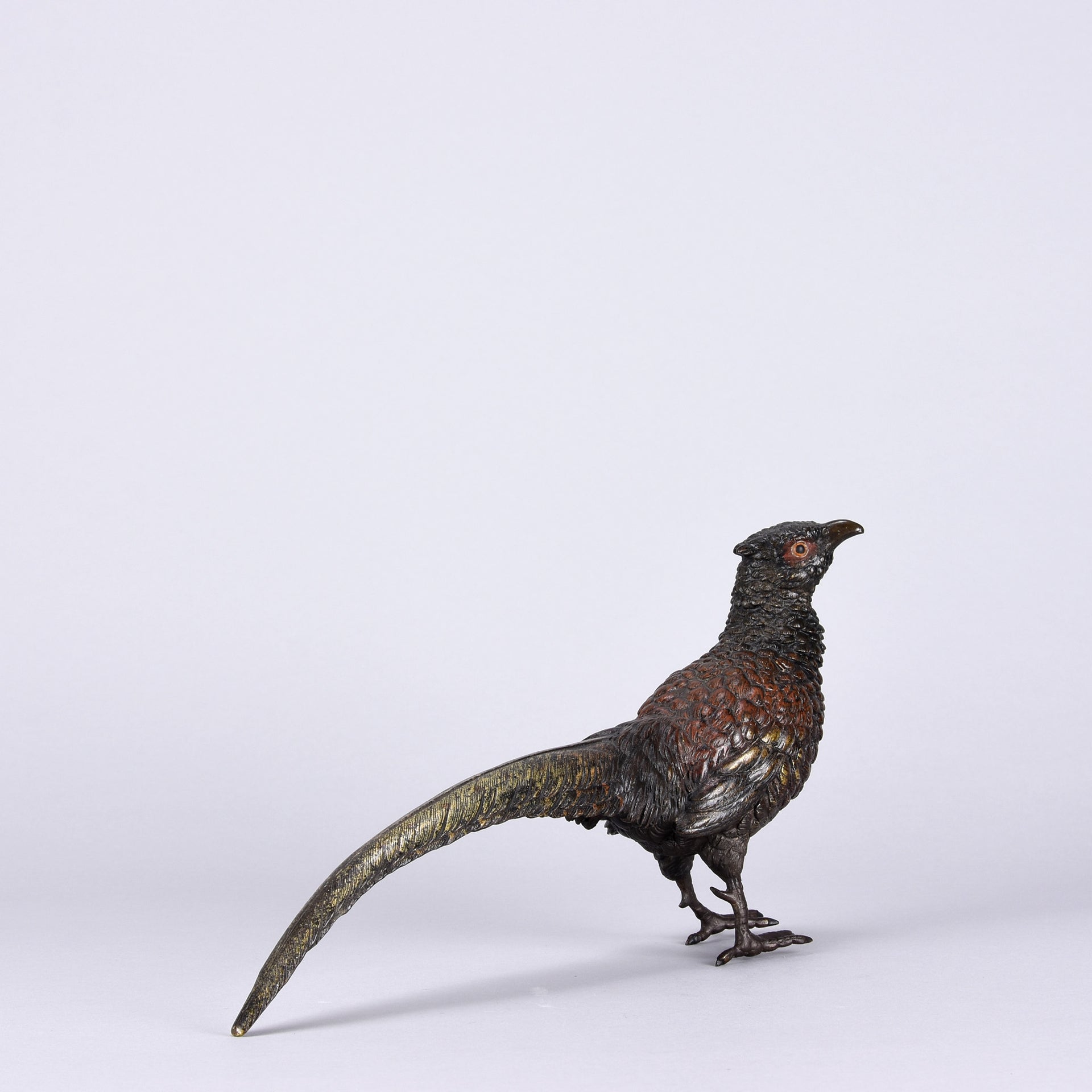 Bergman Pheasant - Franz Bergman Bronze - Hickmet Fine Arts