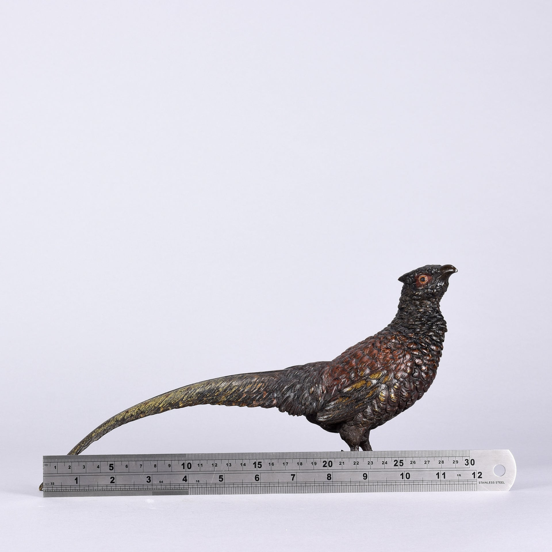Bergman Pheasant - Franz Bergman Bronze - Hickmet Fine Arts