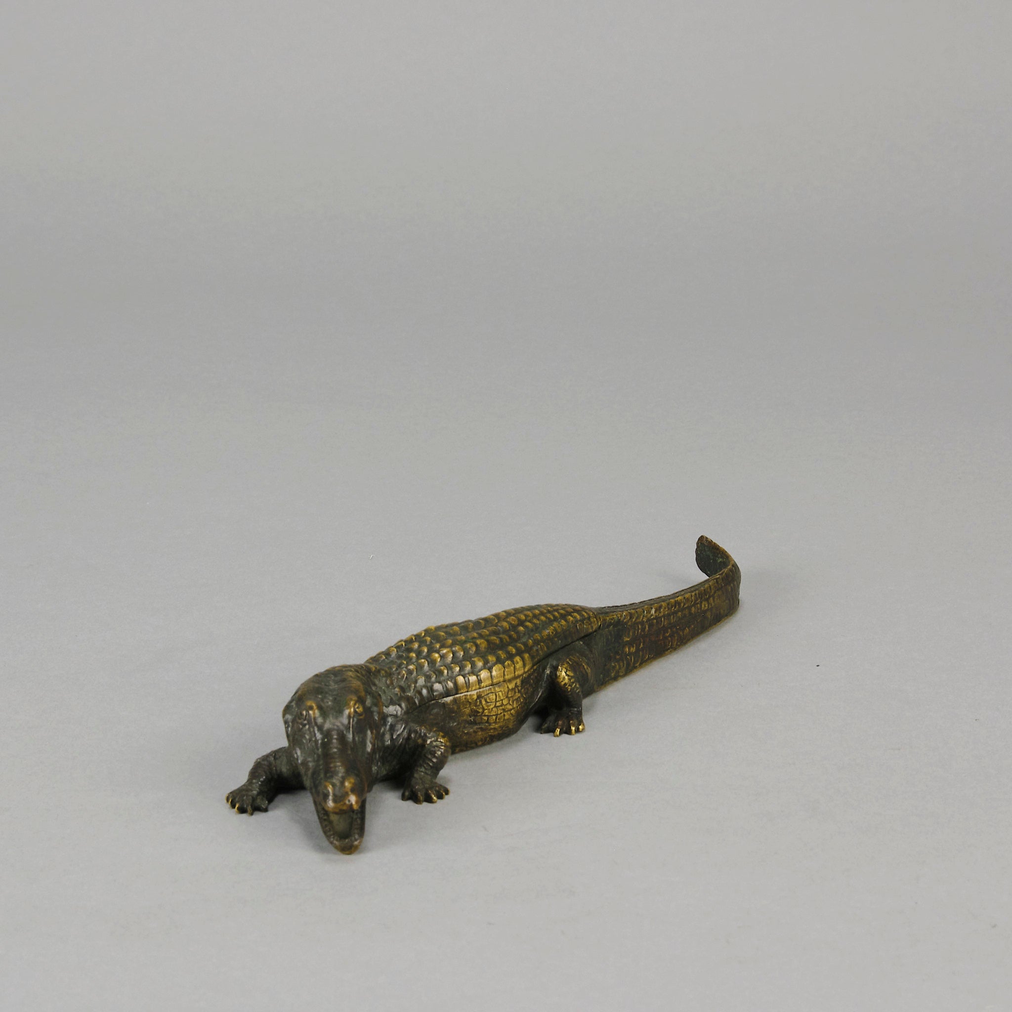 Suprise Crocodile - Bergman Bronze - Hickmet Fine Arts