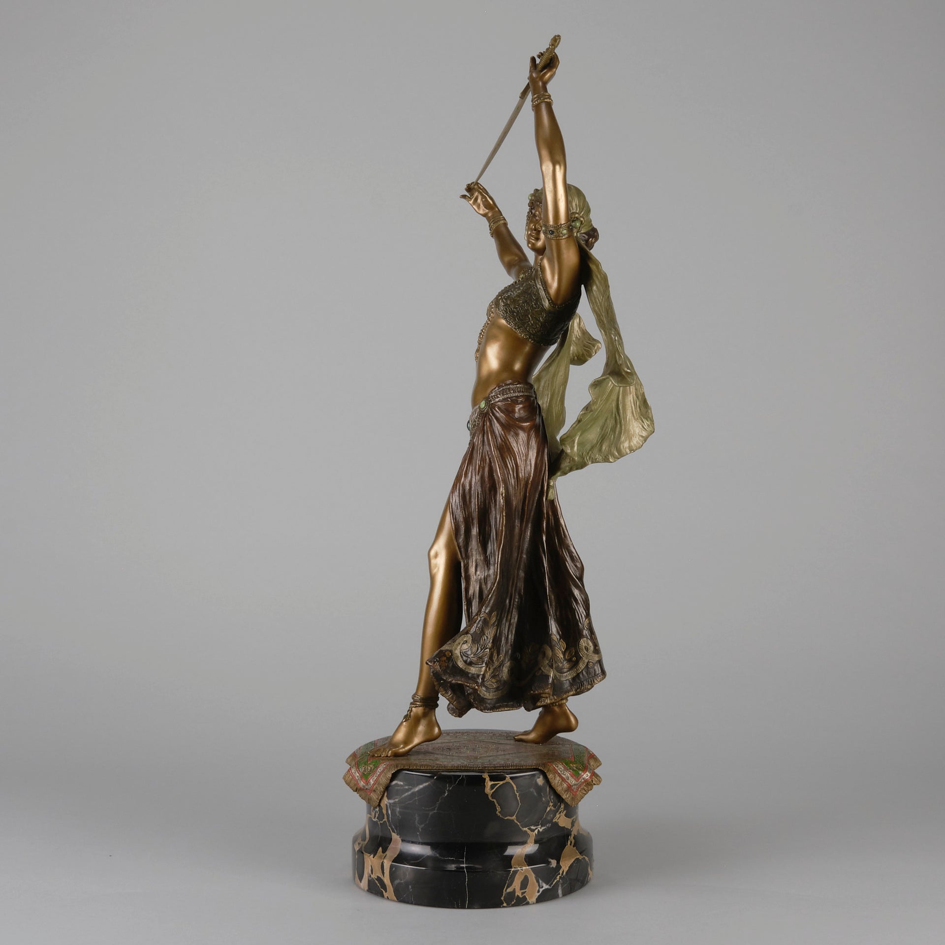 Bergman Dancer - Franz Bergman Bronze - Antique Bronze - Hickmet Fine Arts