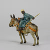Bergman Bronze - Tradesman And Donkey - Antique bronze - bergman cold painted bronze - Hickmet Fine Arts