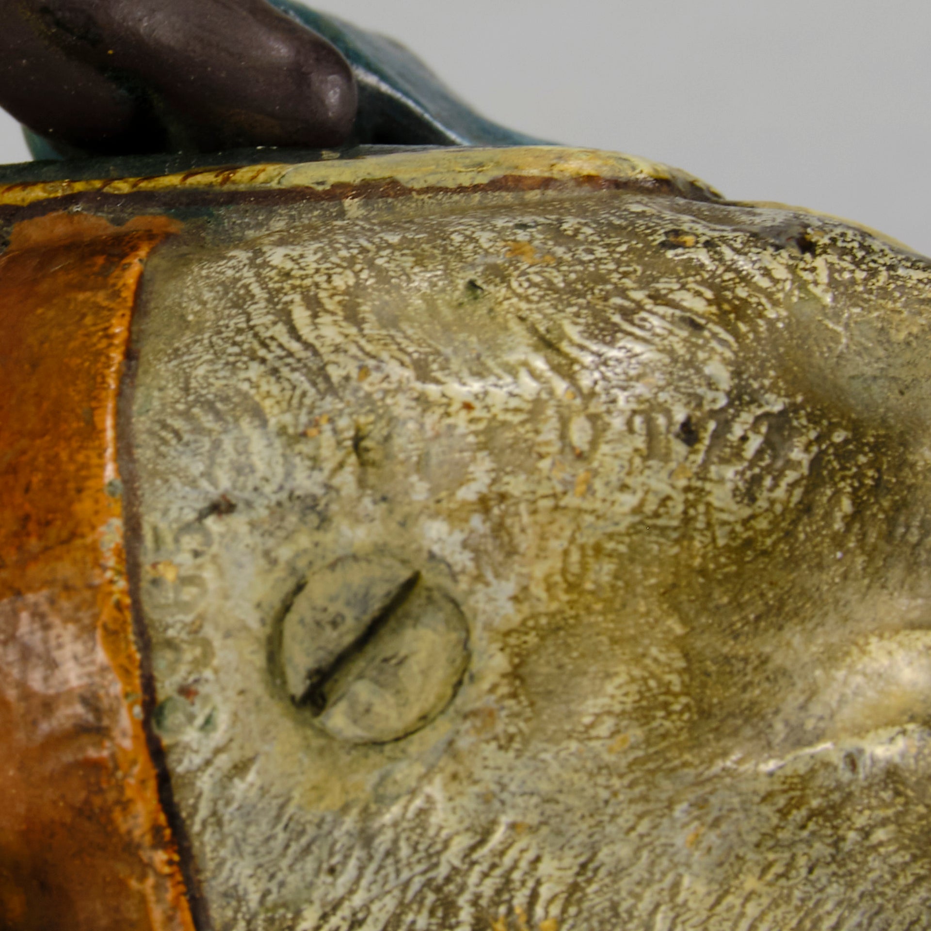 Bergman Bronze - Tradesman And Donkey - Antique bronze - bergman cold painted bronze - Hickmet Fine Arts