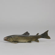 Trout - Franz Bergman Bronze - Hickmet Fine Arts